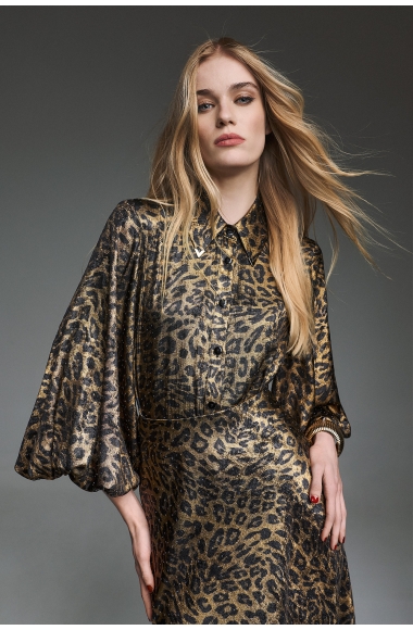 Twins Fantasy leopard print shirt