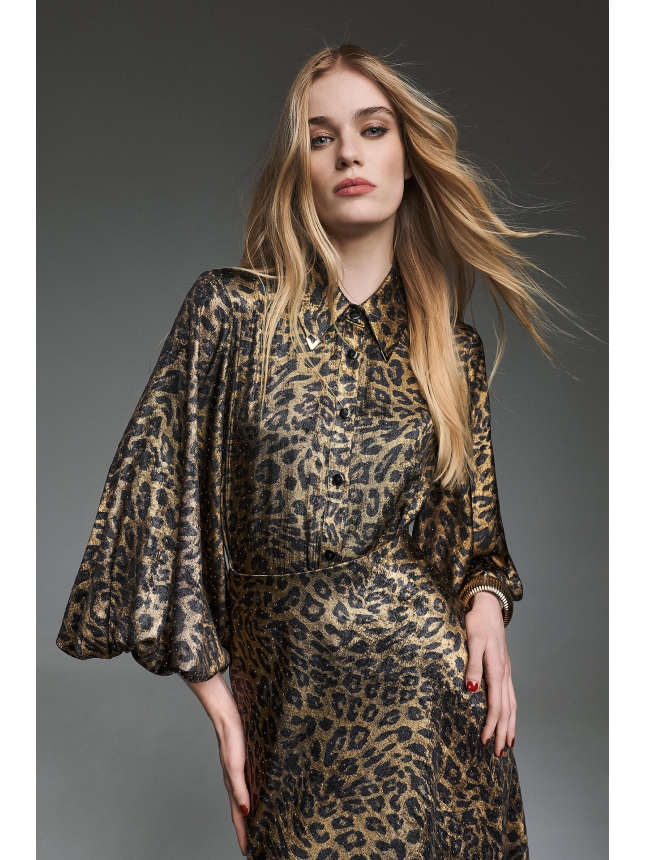Twins Fantasy leopard print shirt