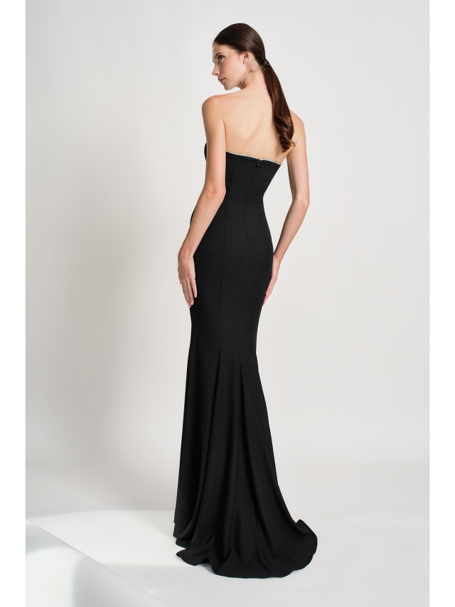 My Angels strapless black dress