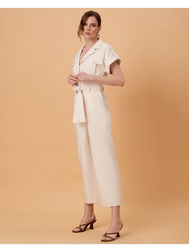 Camelot ivory jumpsuit 