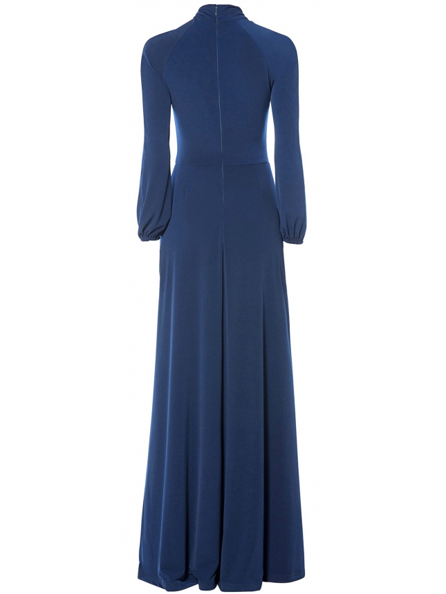 MI-RO maxi blue dress 