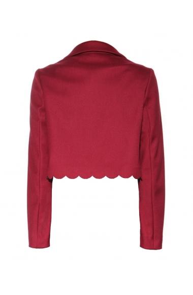 RED Valentino cropped scalloped jacket