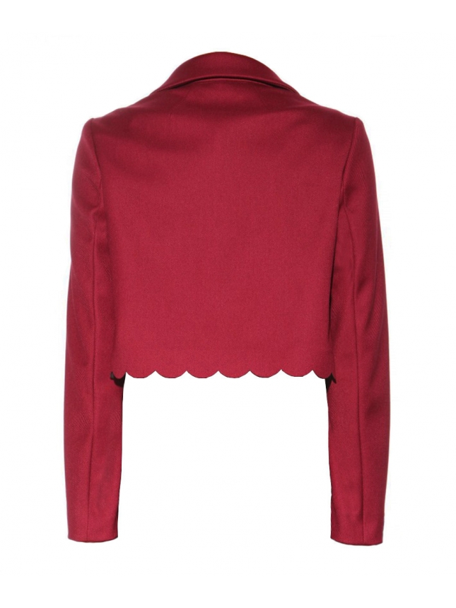 RED Valentino cropped scalloped jacket