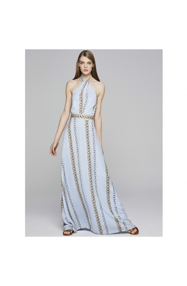 Camelot light blue maxi dress