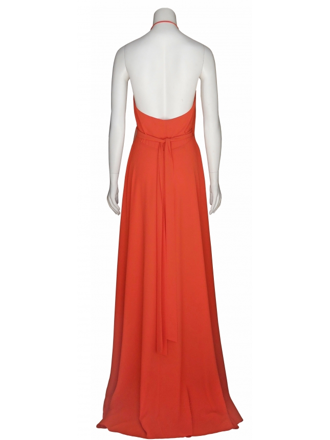 Twins Fantasy orange maxi dress