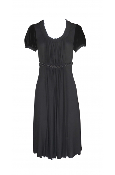 Blugirl black midi dress