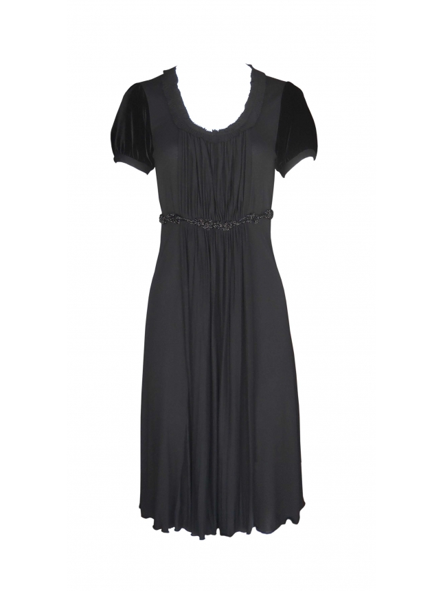 Blugirl black midi dress