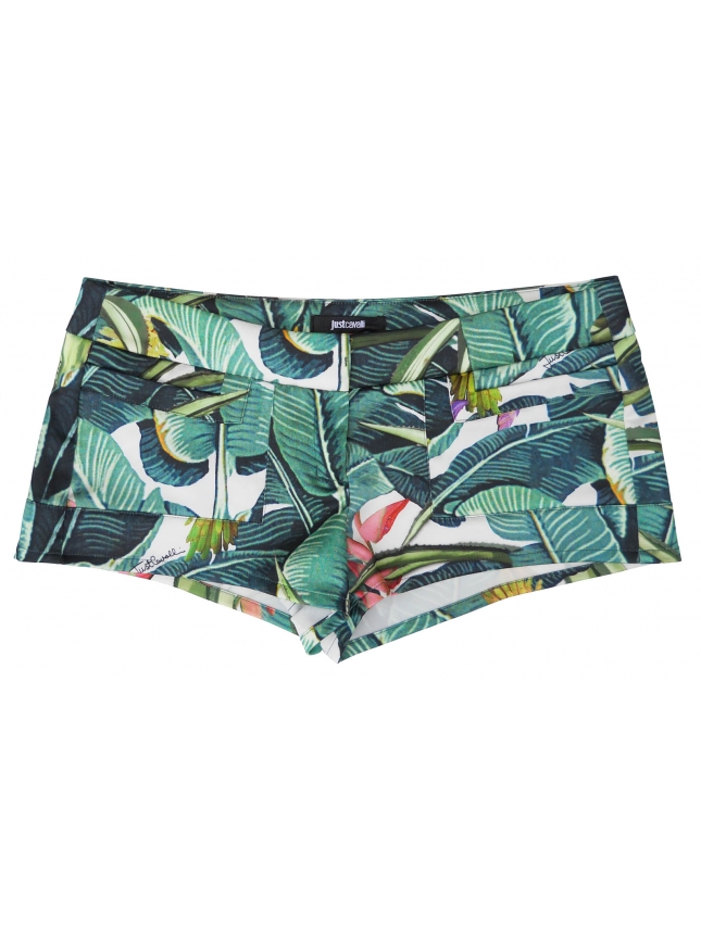 Just Cavalli banana leaves shorts