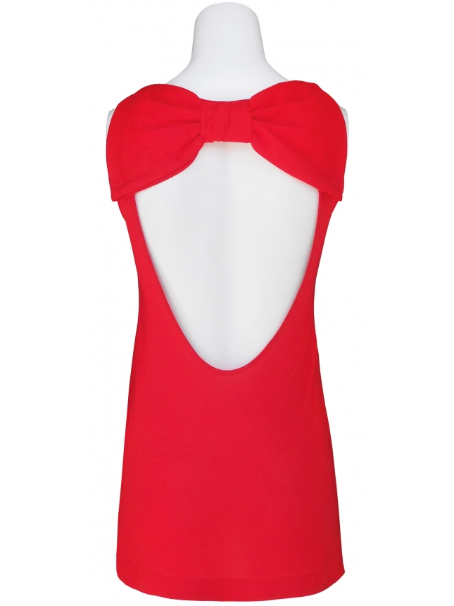 Love Moschino red top with bow
