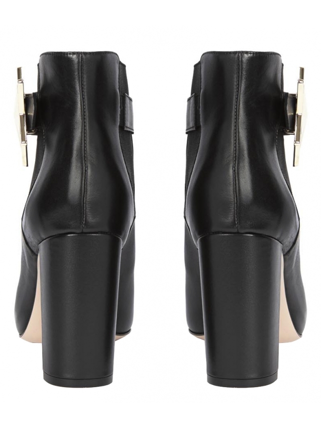 RED Valentino black ankle boots with star