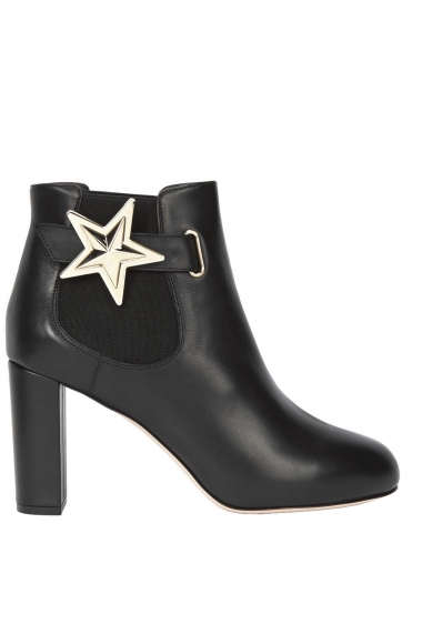 RED Valentino black ankle boots with star