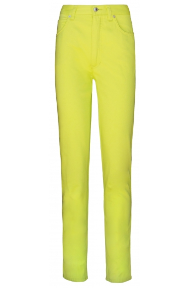Roccobarocco lime green jeans