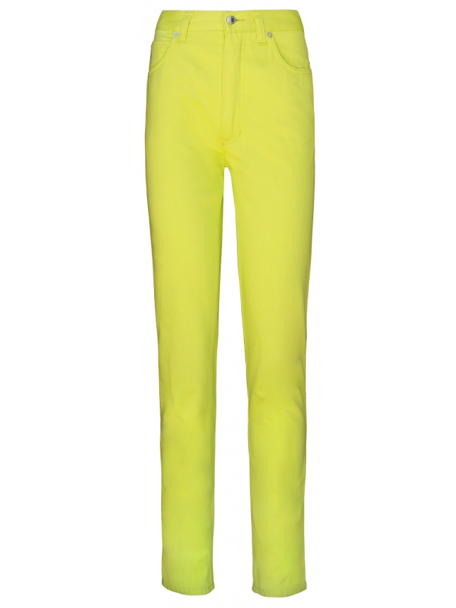 Roccobarocco lime green jeans