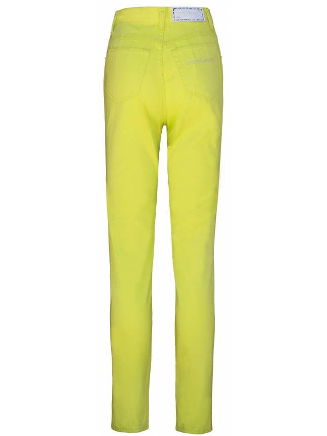 Roccobarocco lime green jeans